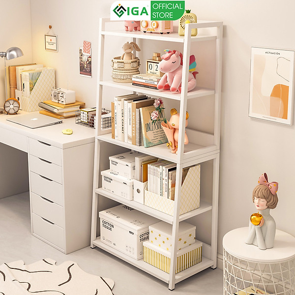 Kệ Sách 3 4 5 Tầng Đa Năng Decor Phong Cách Kiểu Hàn Thương Hiệu IGA - GM06T