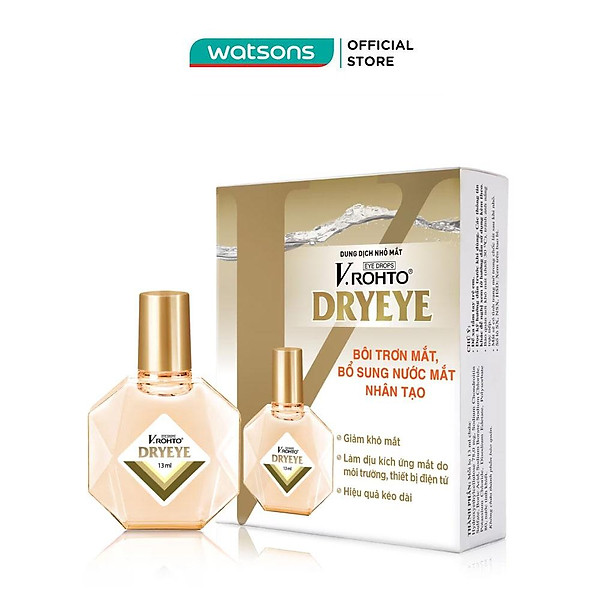 Dung Dịch Nhỏ Mắt V.Rohto Dryeye 13ml