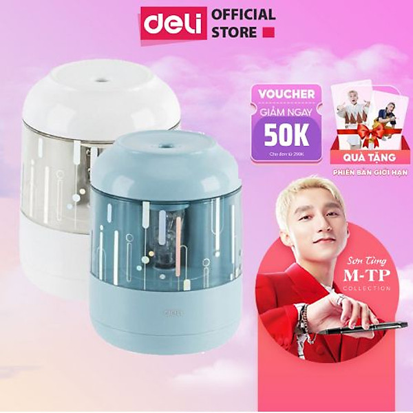 Gọt Bút Chì Điện Tự Động Deli - 1 Chiếc - 502