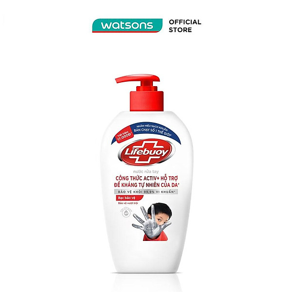 Nước Rửa Tay Lifebuoy Bảo Vệ Vượt Trội 450g