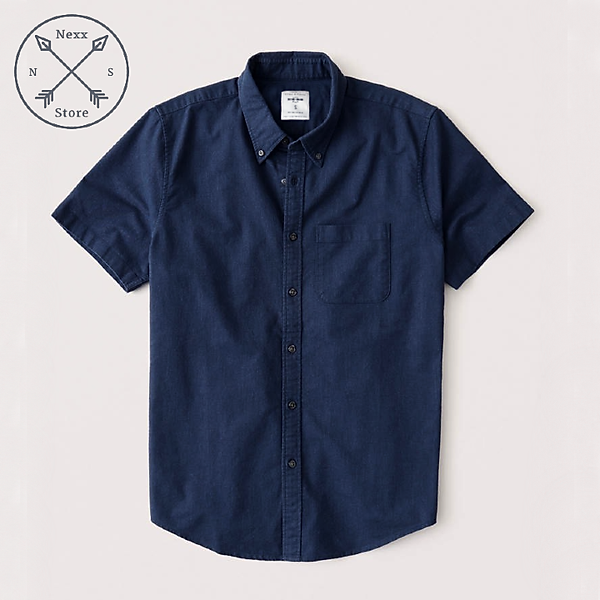 Áo sơ mi nam tay ngắn vải Oxford cao cấp phù hợp công sở trắng ND05