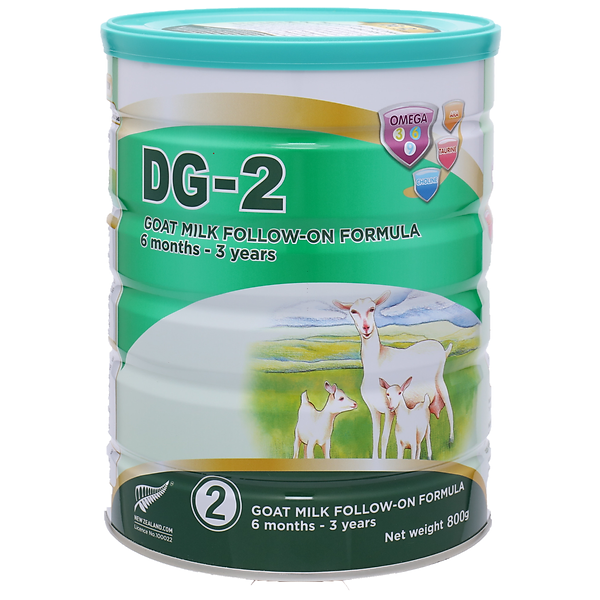 Sữa Dê Công Thức Dg-2 Goat Milk Follow-On Formula 800Gr