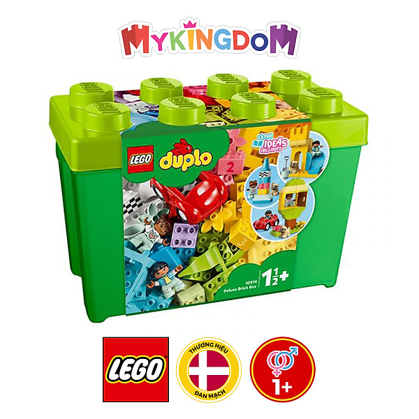 Đồ Chơi Lắp Ráp LEGO Duplo Thùng Gạch Sáng Tạo 10914 Cho Bé Trên 1 Tuổi (85 chi tiết)