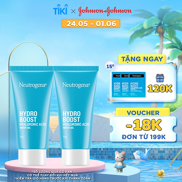 Combo 2 Kem Dưỡng Ẩm Cấp Nước Neutrogena Hydro Boost Water Gel Mini 15gx2