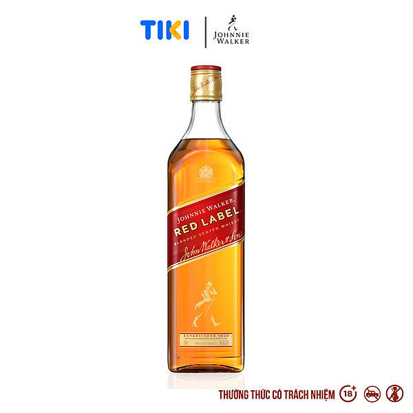 {Freeship 50K} Rượu Blended Whisky Johnnie Walker Red Label 40% 750Ml [Không hộp]