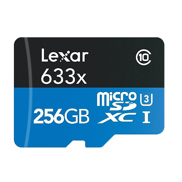 Thẻ Nhớ Lexar Micro SDXC 633X 256GB (95MB/s) (Có Adapter)