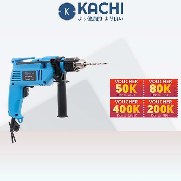 Bộ khoan động lực kachi mk212 550w – màu xanh