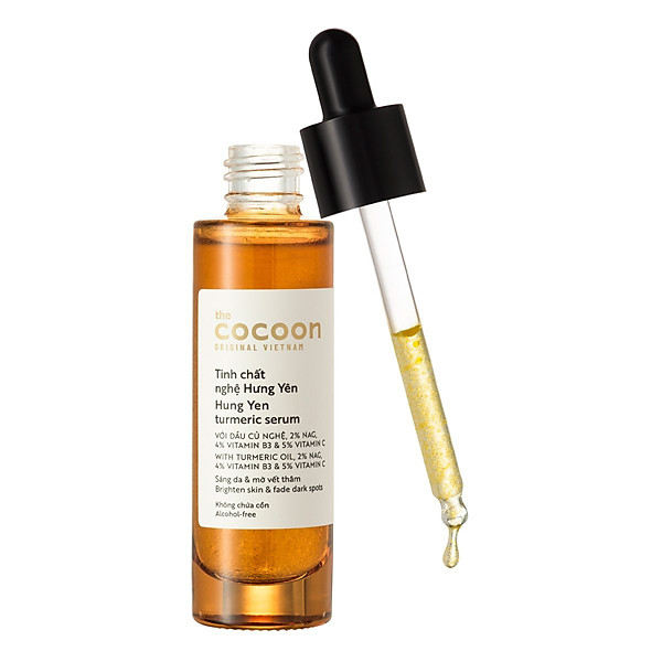Tinh chất nghệ Hưng Yên Cocoon 30ml bổ sung vitamin C sáng da chuyên sâu mờ vết thâm