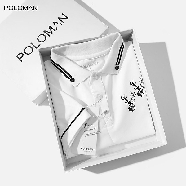 Áo thun Polo nam cổ bẻ GIZA vải cá sấu Cotton xuất xịn, chuẩn form,sang trọng-lịch lãm P66 – POLOMAN