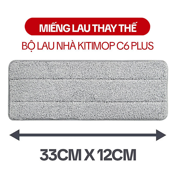 Miếng Lau Nhà Thay Thế Cho Bộ Lau Nhà KITIMOP C6 PLUS-PRO