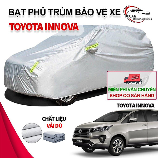Bạt phủ xe ô tô 3 lớp thông minh, vải dù oxford cao cấp, áo trùm bảo vệ xe 7 chỗ che nắng,nóng,mưa