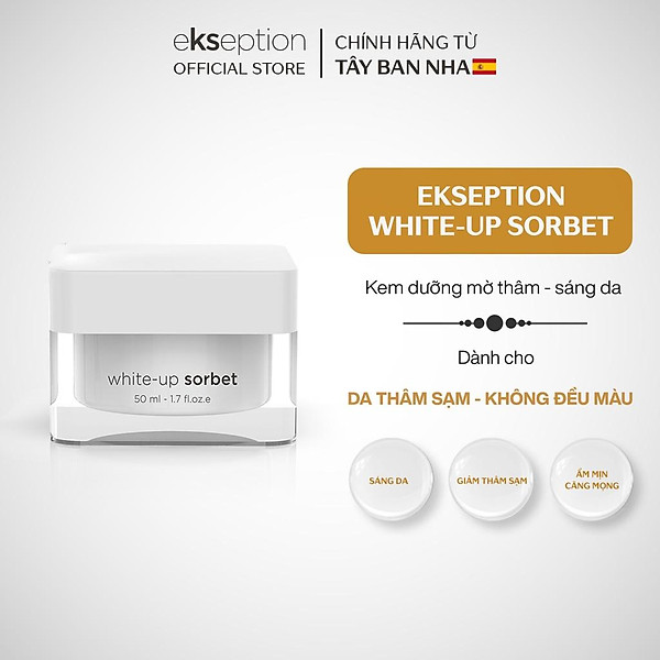 Kem Dưỡng Da Giảm Thâm Trắng Sáng Đều Màu Ekseption White-Up Sorbet 50Ml