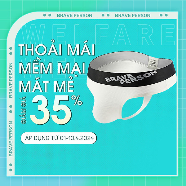 Quần Lót Nam Lọt Khe Sexy Brave Person B1177 - Thiết Kế Cá Tính Tôn Lên Vẻ Nam Tính - Chất Liệu Mềm Mại, Thoáng Mát, Kháng Khuẩn, Phù Hợp Mặc Khi Luyện Tập Thể Thao
