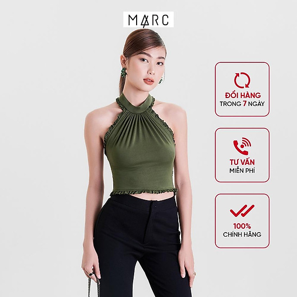 Áo thun nữ Marc Fashion cổ yếm smocking lưng