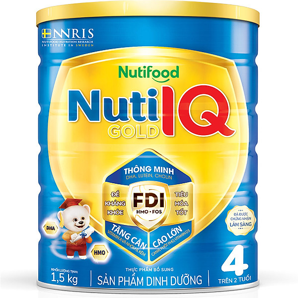 Sữa Bột Nuti IQ Gold 4 1.5Kg