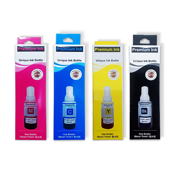 Mực nước máy in Epson T664 L300 / L310 / L350 / L360 / L1300 / L100 / L120 / L200 / L210 / L565 ... - HÀNG NHẬP KHẨU