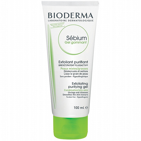 Gel Tẩy Tế Bào Chết Dành Cho Da Dầu, Mụn Bioderma Sébium Gel Gommant 100Ml