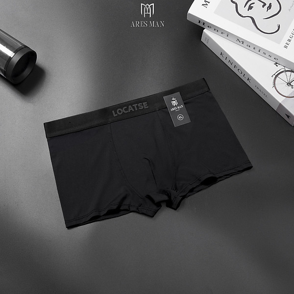 Quần boxer nam, combo quần lót đùi nam cao cấp chất thun lạnh kháng khuẩn co giãn 4 chiều phong cách nam tính - LOCATSE -