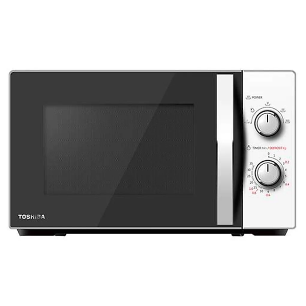 Lò vi sóng Toshiba MWP-MM20P(WH) - Dung tích 20 lít, 5 mức công suất, Kết hợp chống thấm 3 lớp, Kháng khuẩn bên trong lò - Hàng chính hãng