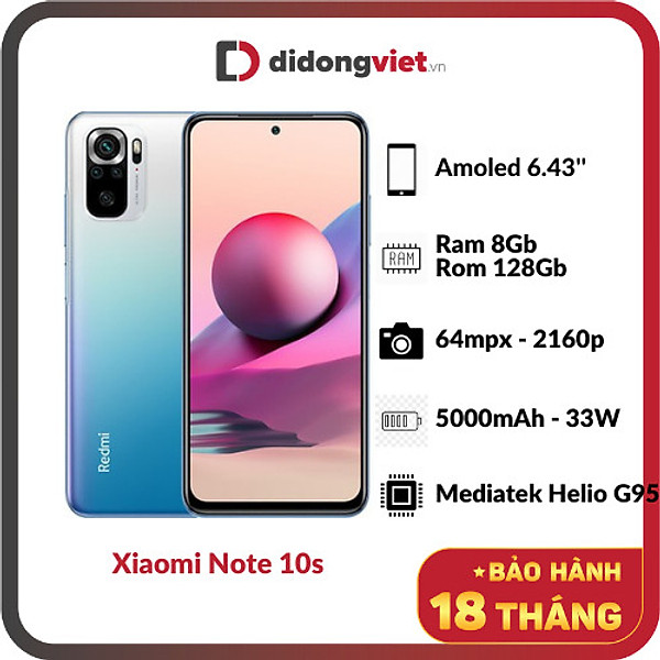 Xiaomi Note 10s (8GB/128GB) –  Hàng Chính Hãng