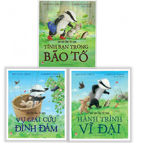 Combo Anh Bạn Lửng Tốt Bụng: Tình Bạn Trong Bão Tố + Vụ Giải Cứu Đình Đám + Hành Trình Vĩ Đại