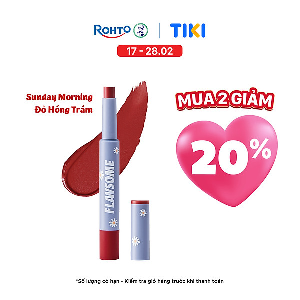 Son lì dạng thỏi Flawsome Creamy Lip Stain (2g)