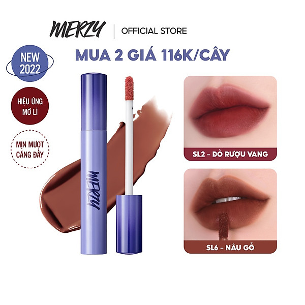 Son Kem Lì Merzy Soft Touch Lip Tint 3G