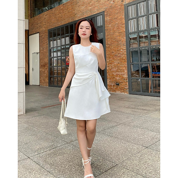 Đầm OLV Nancy White Dress