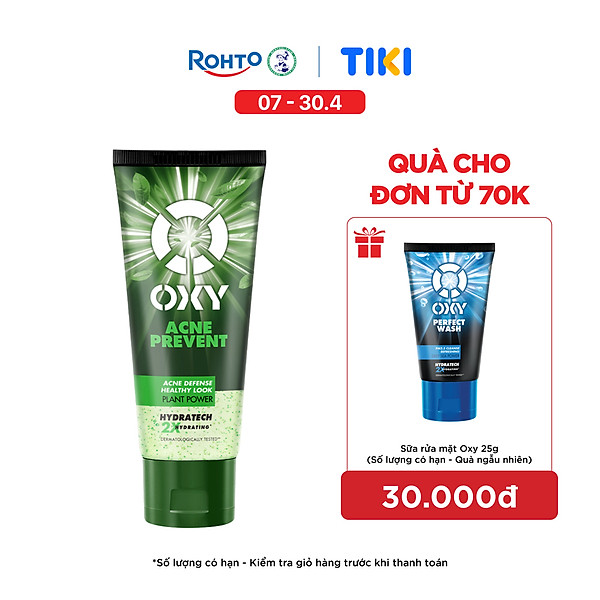 Gel Rửa Mặt Oxy Acne Prevent 100g