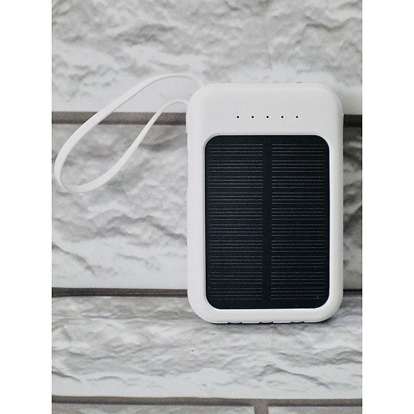 Pin Sạc Dự Phòng Năng Lượng Mặt Trời Dung Lượng 10000mAh LINRUI LR001 Có Cáp Sạc Sẵn - Hàng Chính Hãng