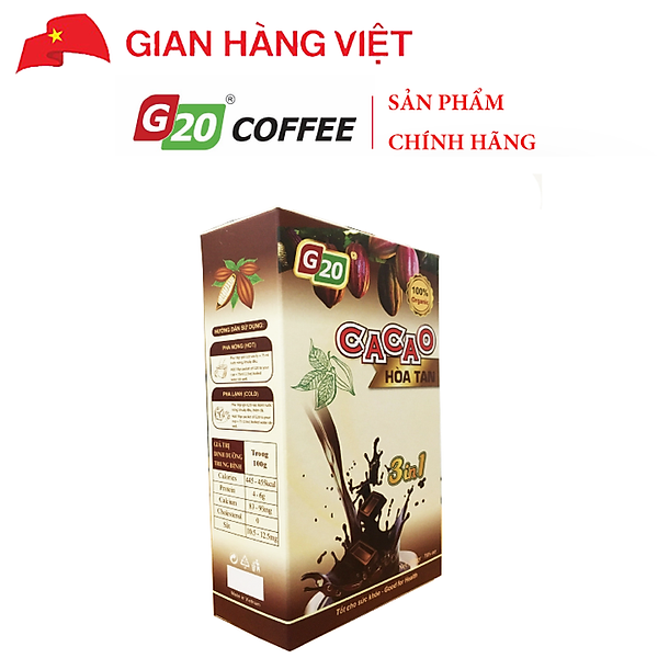 Cacao Hòa Tan 3 in 1 G20 Coffee