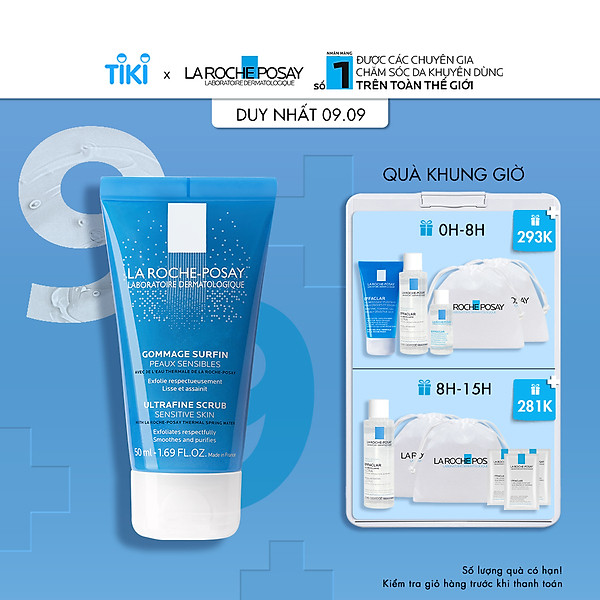 Gel Làm Sạch Tế Bào Chết Dành Cho Da Nhạy Cảm La Roche-Posay Ultra Fine Scrub Sensitive Skin 100844533 50Ml