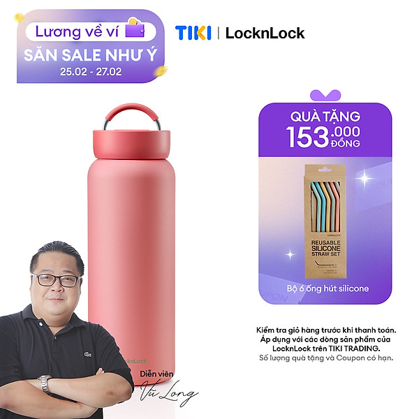 Bình giữ nhiệt bằng thép không gỉ LocknLock Jumbo Tumbler LHC4300 900ML