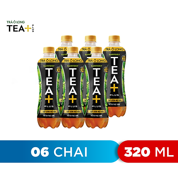 Lốc 6 Chai Trà Ô Long Tea+ Plus (320ml/Chai)