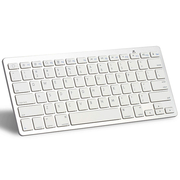 Bàn Phím Mini Bluetooth Không Dây Cho Iphone, Ipad, Android, Window (Màu Trắng)