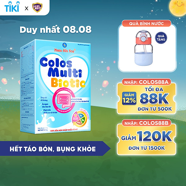 Sữa Non Colosmulti Biotic Hộp 26 Gói X 16G Chuyên Biệt Cho Trẻ Táo Bón, Tiêu Hóa Kém