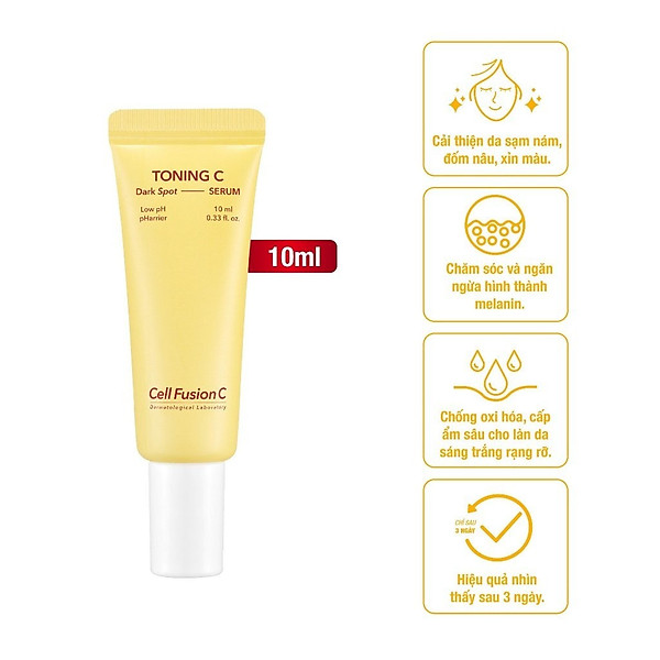 Tinh Chất Dưỡng Trắng, Cải Thiện Sạm Nám Cell Fusion C Toning C Dark Spot Serum