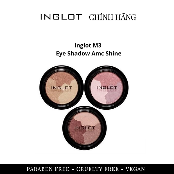 Phấn Mắt 3 Màu Có Nhũ Nhiều M3 Amc Shine Inglot