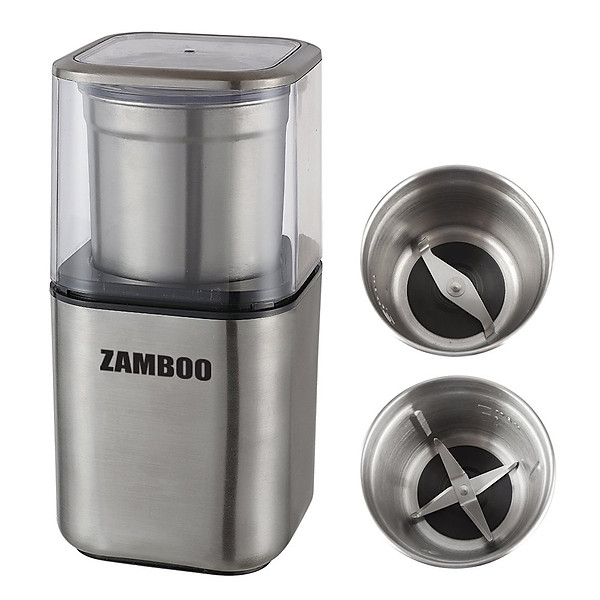 Máy xay 2 trong 1, xay khô và xay ướt Zamboo ZB-200GRC - Hàng Chính Hãng