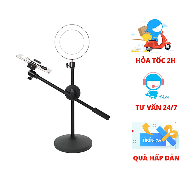 Giá đỡ điện thoại Topshot 90 độ quay video chụp ảnh từ trên xuống hỗ trợ review sản phẩm - Giao màu ngẫu nhiên - Hàng chính hãng