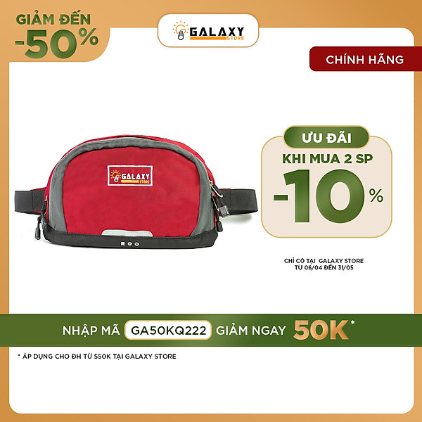 Túi Bao Tử Đeo Chéo Cao Cấp Nam Nữ Thời Trang Đa Năng Galaxy Store GTBT01 - ROO Version (28x17.5cm) - Hàng Chính Hãng