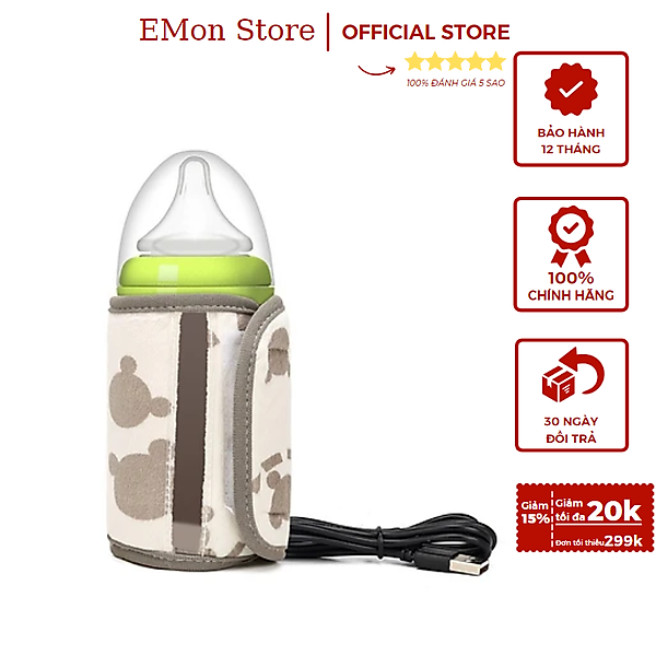 Túi Ủ Bình Sữa Thông Minh Cho Bé Warm Milk Di Động Giữ Nhiệt Hâm Nóng Bình Sữa Túi Hâm Sữa USB Giữ Ấm Bình Sữa Cầm Tay Túi Hâm Nóng Sữa Thức Ăn Sạc USb Giúp Giữ Nhiệt Sữa Lâu Dài Thiết Kế Nhỏ Gọn