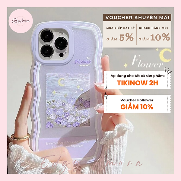Ốp lưng Iphone chống sốc hình hoa tím dành cho Iphone 11 / Phone 11 Pro / Iphone 11 Pro Max / Iphone 12 / Iphone 12 Pro / Iphone 12 Pro Max / Iphone 13 / Iphone 13 Pro / IPhone 13 Pro Max / Iphone 14/ Iphone 14 Pro / Iphone 14 Pro Max