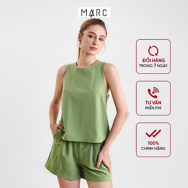 Áo kiểu nữ Marc Fashion sát nách đắp thân sau