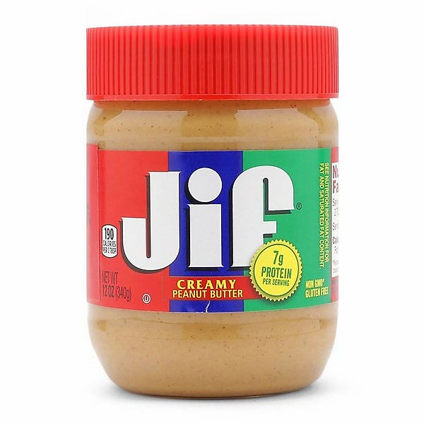 Bơ Đậu Phộng Mịn Jif 340g (Mỹ)