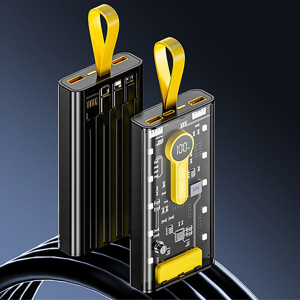 Sạc Dự Phòng 20000mAh - 66W Siêu nhanh sạc nạp dùng bộ vi mạch thế hệ mới - Hàng nhập khẩu