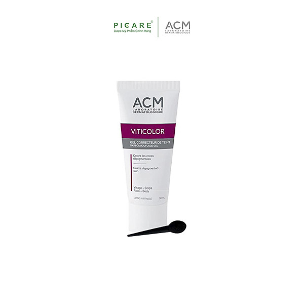 Gel Che Khuyết Điểm Chàm, Bạch Biến Acm Viticolor Skin Camouflage Gel 50Ml