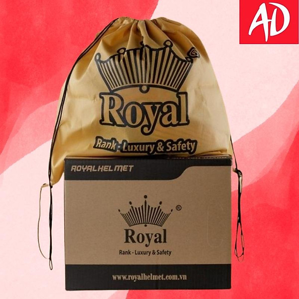 Túi vải dây rút Royal đựng mũ bảo hiểm dáng balo đeo xinh xắn