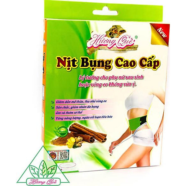 Đai nịt bụng Hương Quế giúp tiêu dần mỡ thừa - làm căng và mịn da bụng - Giữ ấm và tạo mùi thơm dịu nhẹ cho cơ thể