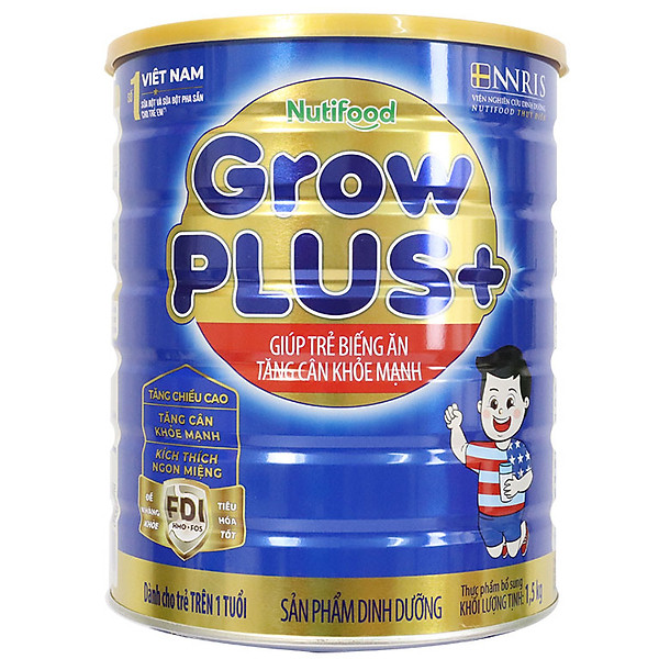 SữA Grow Plus Xanh 1,5Kg Hộp To  Trẻ Từ 1 Tuổi Trở Lên